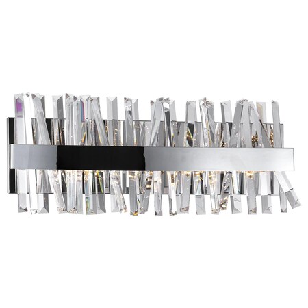 Cwi Lighting Led Wall Sconce With Chrome Finish 1086W24-601